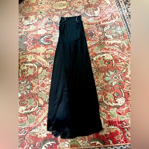 90s Gunne Sax Jessica McClintock Backless Diamond Strap Maxi Dress Size 9/10